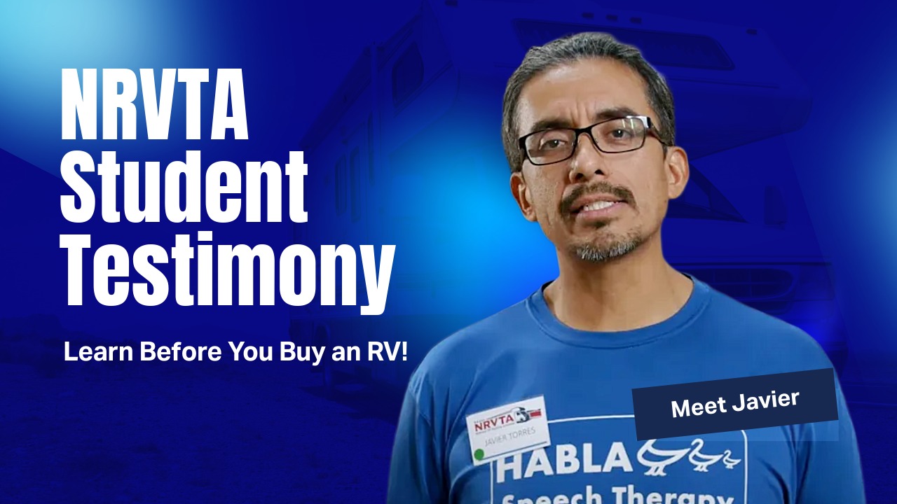 Learn Before You Buy an RV! Javier Torres Trains at the National RV Training Academy