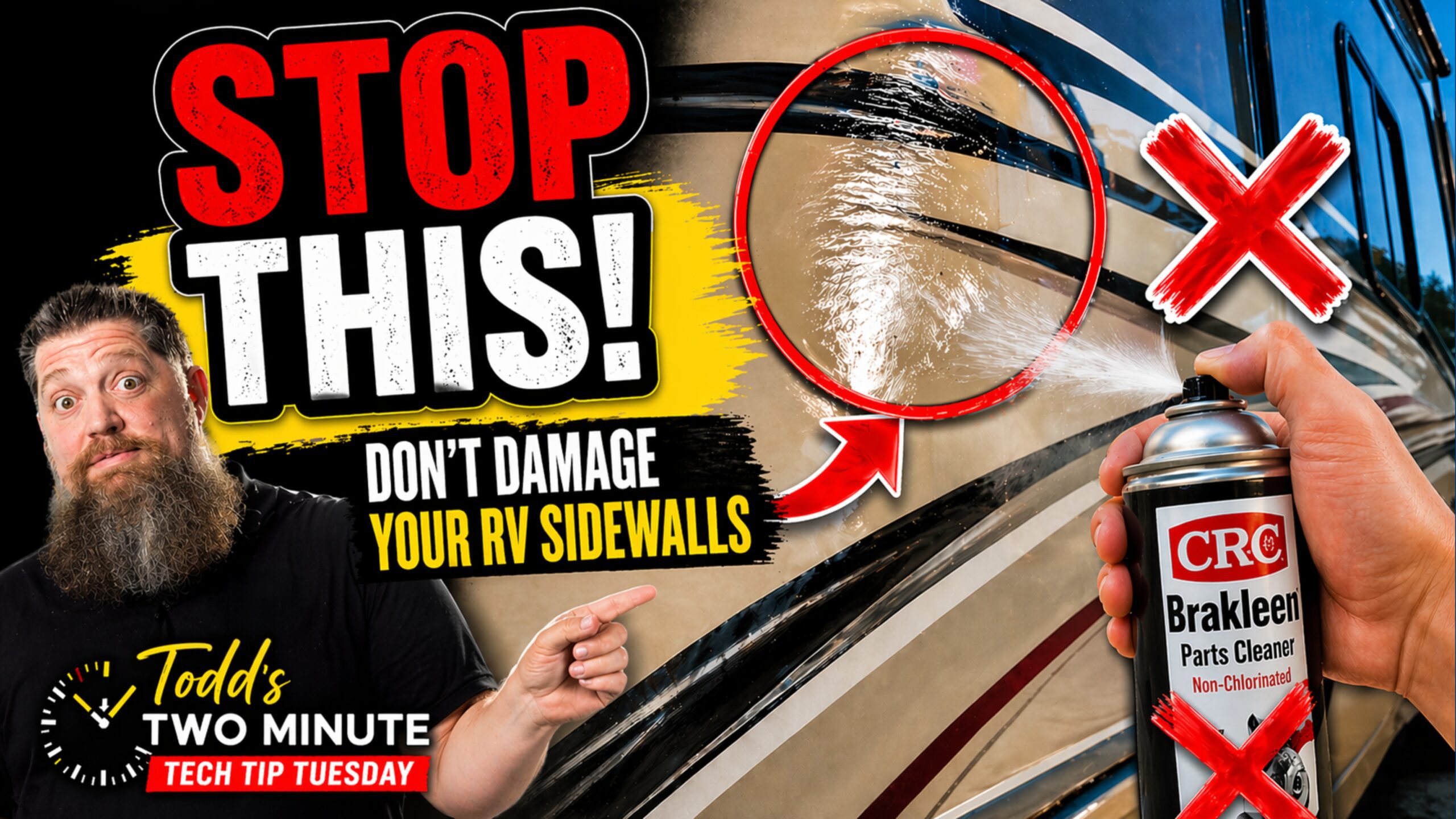 Featured image for “Stop Damaging Your RV Sidewalls (Avoid This Common Cleaning Mistake)”