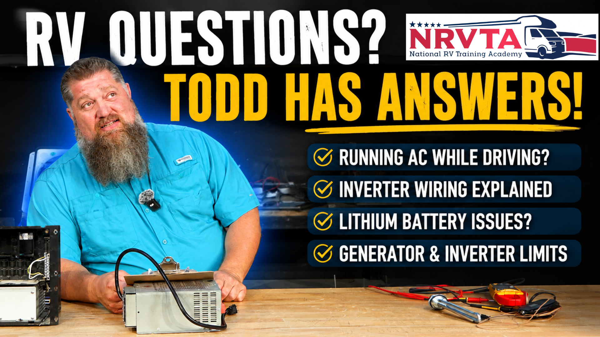 Featured image for โCan You Run Your RV AC While Driving? Todd Answers Your RV Questions!โ